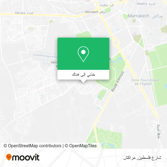 خريطة شارع فلسطين