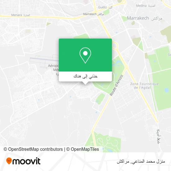 خريطة منزل محمد المناعي