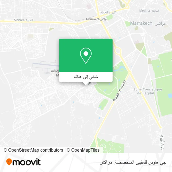 خريطة جي هاوس للمقهى المتخصصة