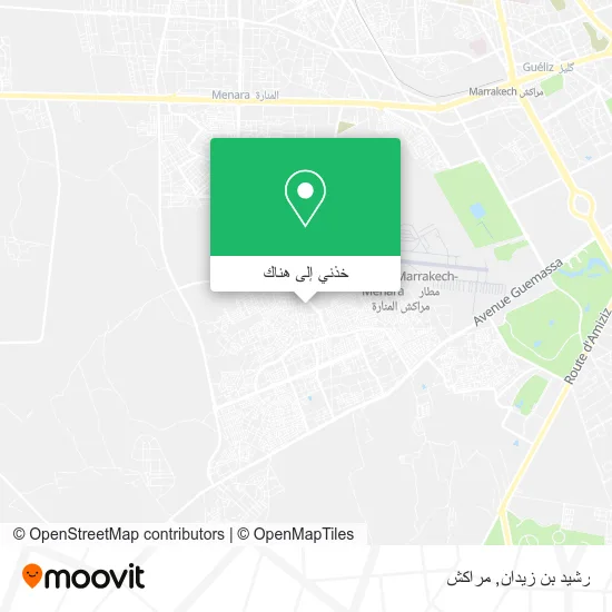 خريطة رشيد بن زيدان