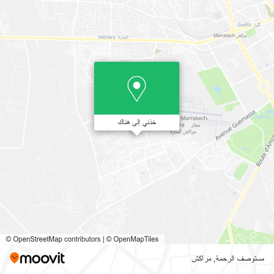 خريطة مستوصف الرحمة