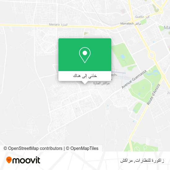 خريطة زاكورة للنظارات