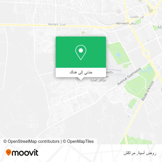 خريطة روض أسية