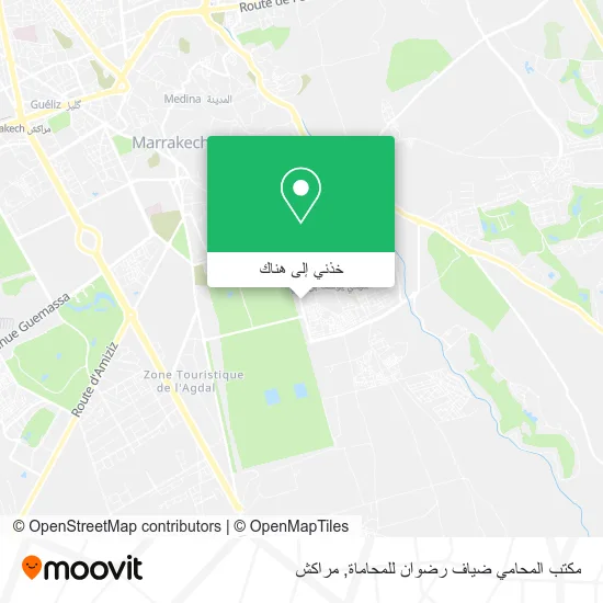 خريطة مكتب المحامي ضياف رضوان للمحاماة