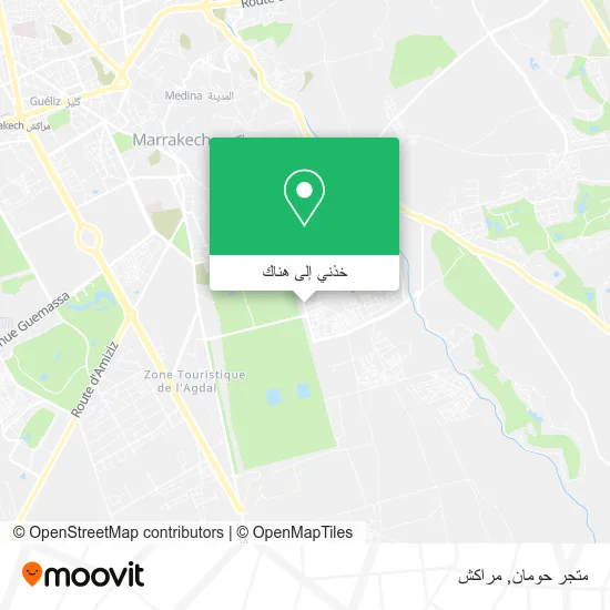 خريطة متجر حومان
