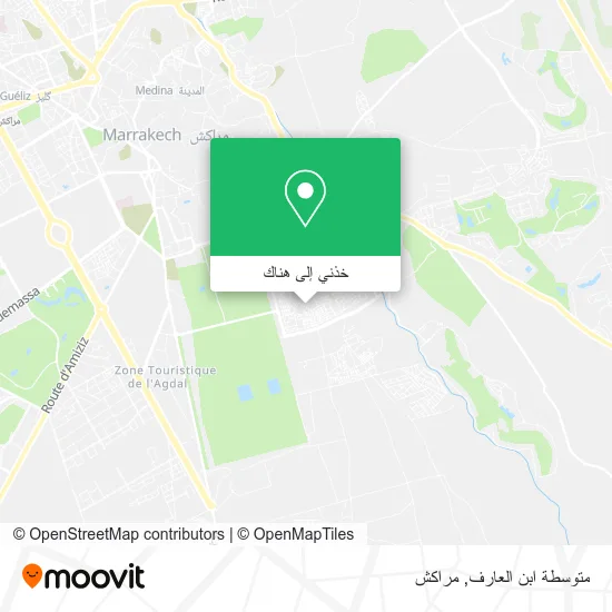 خريطة متوسطة ابن العارف