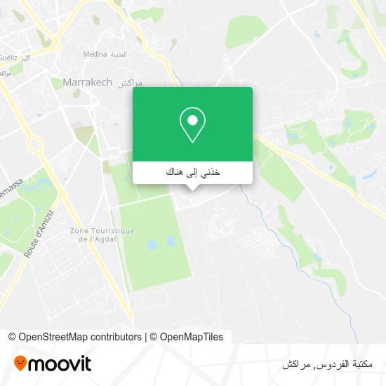 خريطة مكتبة الفردوس