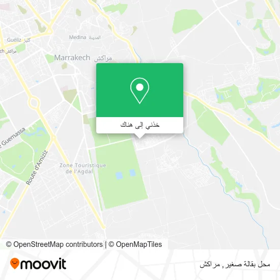 خريطة محل بقالة صغير