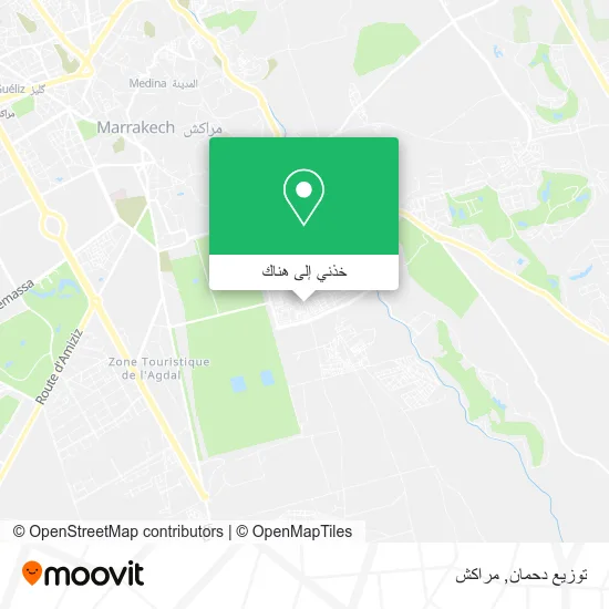 خريطة توزيع دحمان