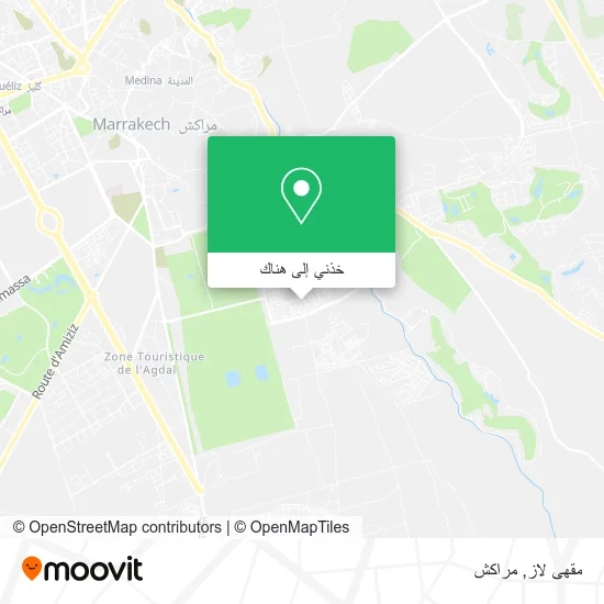 خريطة مقهى لاز