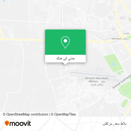 خريطة بلاط سعد