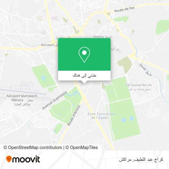 خريطة كراج عبد اللطيف
