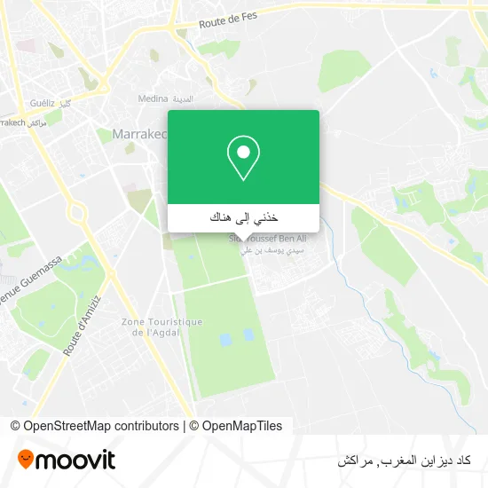 خريطة كاد ديزاين المغرب