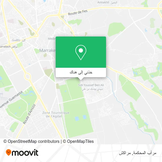 خريطة مرأب المحكمة