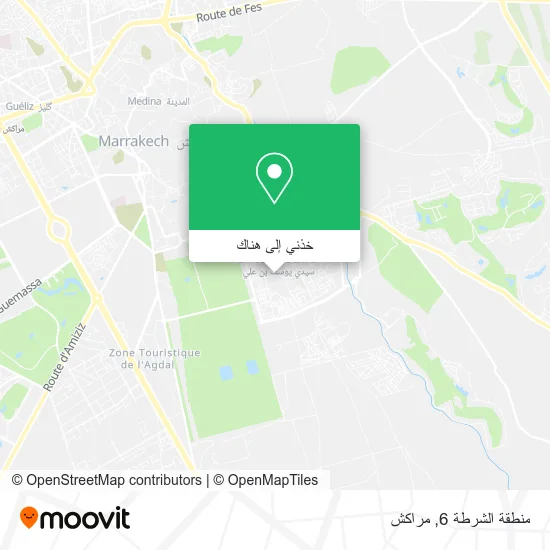 خريطة منطقة الشرطة 6