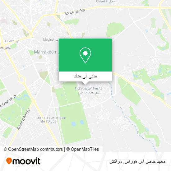 خريطة معهد خاص اس هوراس