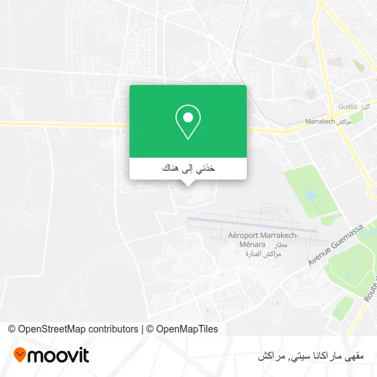 خريطة مقهى ماراكانا سيتي