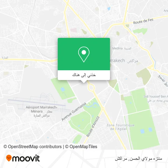 خريطة منتزه مولاي الحسن