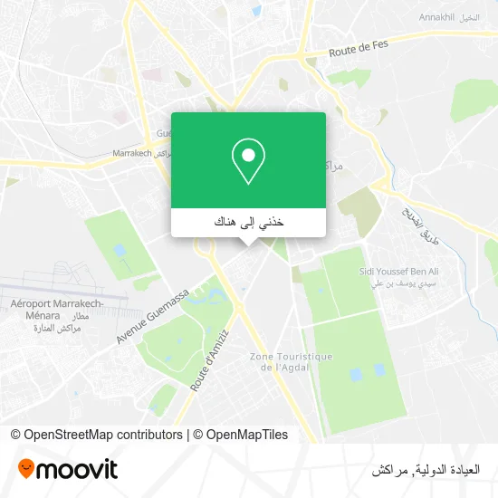 خريطة العيادة الدولية