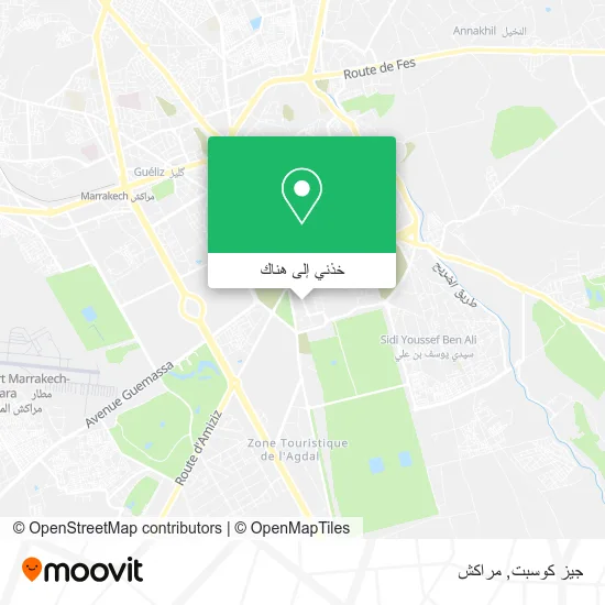 خريطة جيز كوسبت