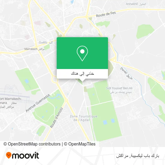 خريطة بارك باب ليكسيبة