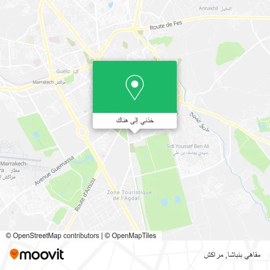 خريطة مقاهي بنباشا