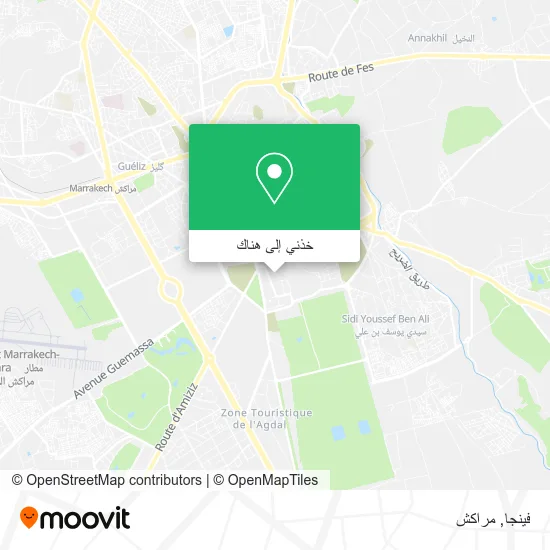 خريطة فينجا
