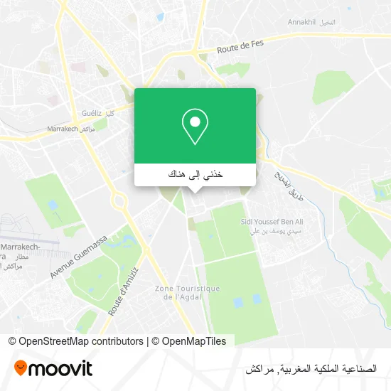 خريطة الصناعية الملكية المغربية