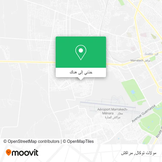 خريطة مولات توكال
