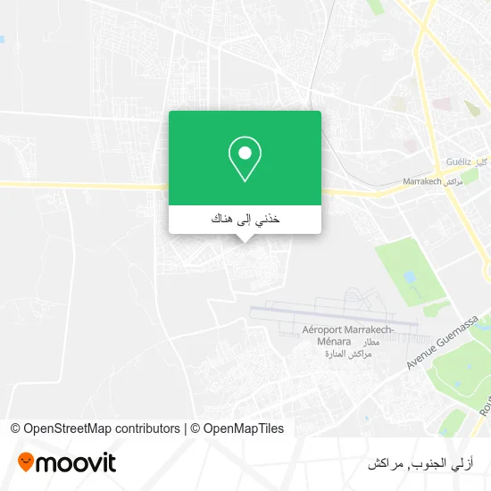 خريطة أزلي الجنوب