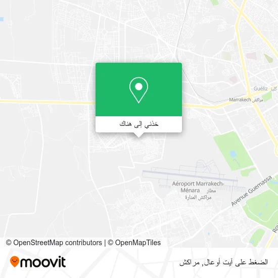 خريطة الضغط على آيت أوعال
