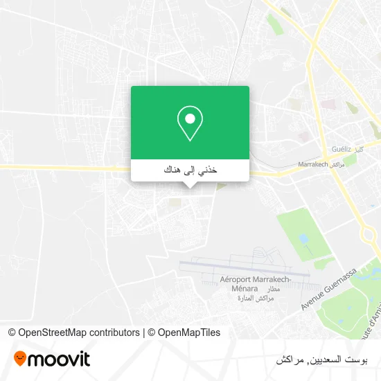 خريطة بوست السعديين