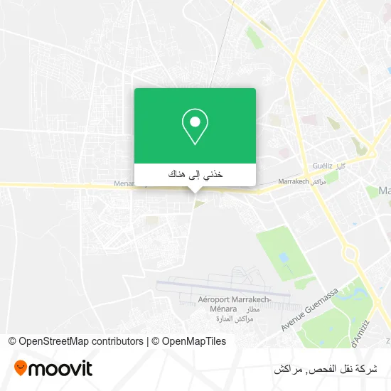 خريطة شركة نقل الفحص