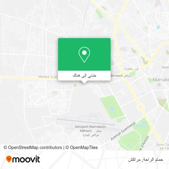 خريطة حمام الراحة