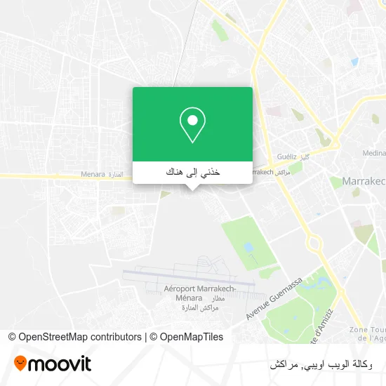 خريطة وكالة الويب اويبي