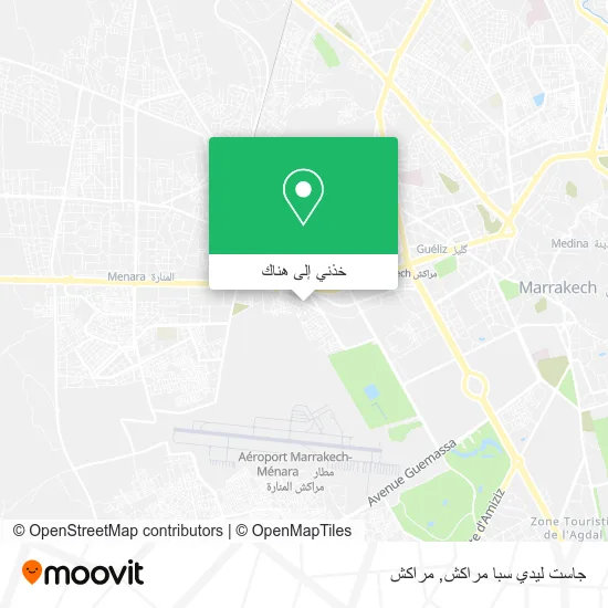 خريطة جاست ليدي سبا مراكش