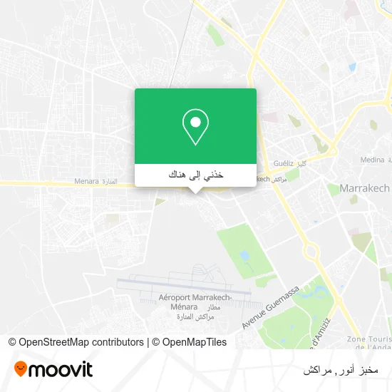 خريطة مخبز أنور
