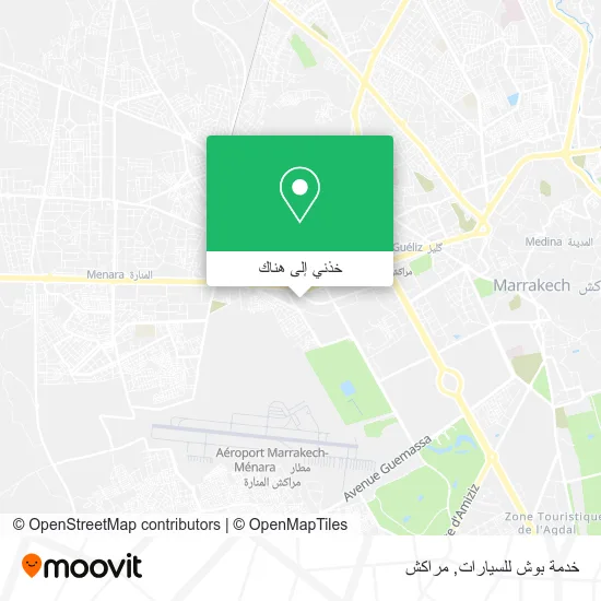 خريطة خدمة بوش للسيارات