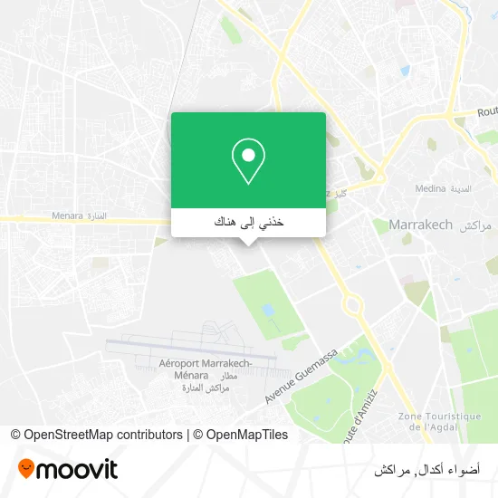 خريطة أضواء أكدال