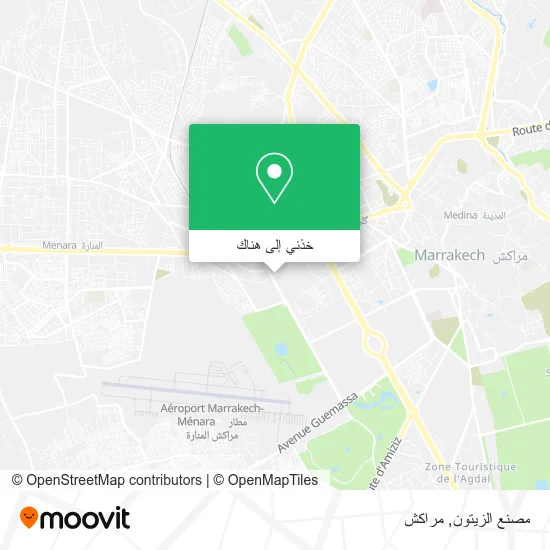 خريطة مصنع الزيتون