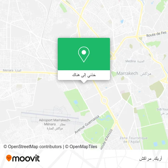 خريطة أريك