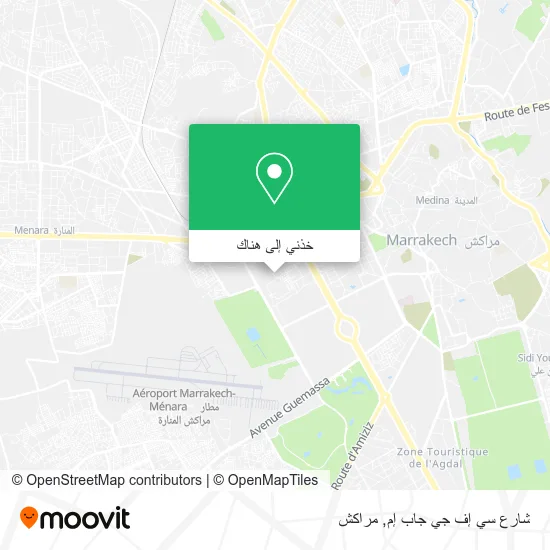 خريطة شارع سي إف جي جاب إم