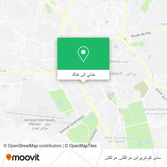 خريطة ساس كونتريراس مراكش