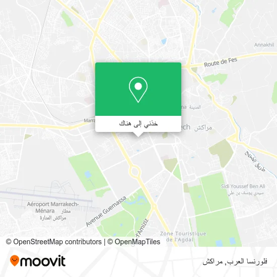 خريطة فلورنسا العرب