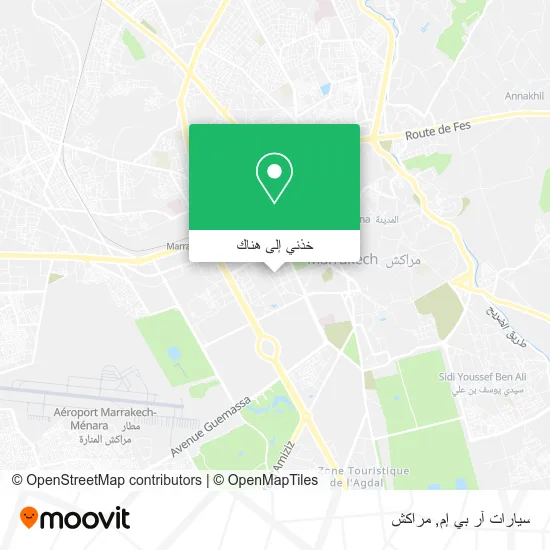 خريطة سيارات آر بي إم
