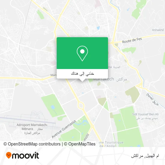 خريطة ام الهبيل