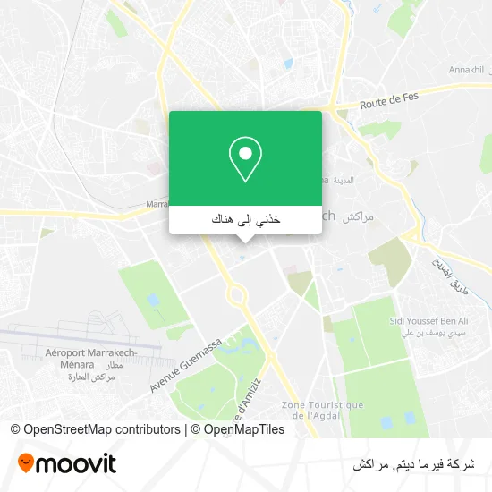 خريطة شركة فيرما ديتم