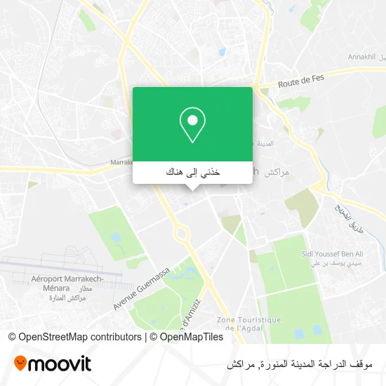 خريطة موقف الدراجة المدينة المنورة