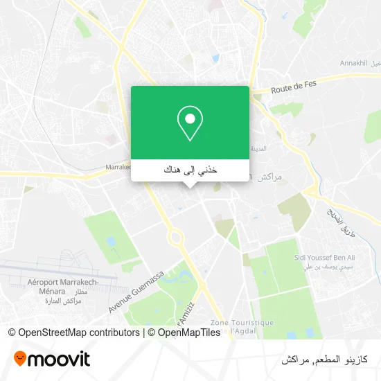 خريطة كازينو المطعم