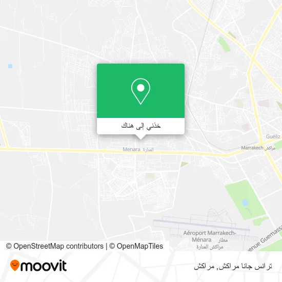 خريطة ترانس جانا مراكش